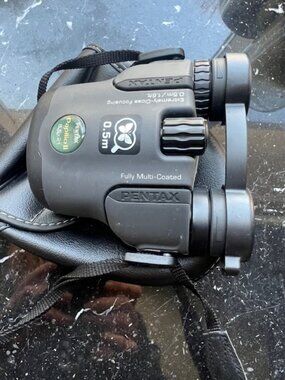 Pentax Binoculars .5 m with case and attached neck strap